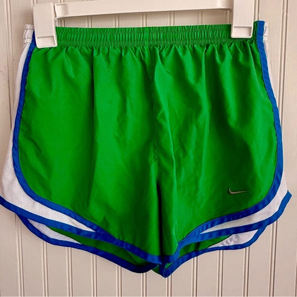 Nike Pants - Nike Bright Green Dri-Fit Running Shorts Size Small